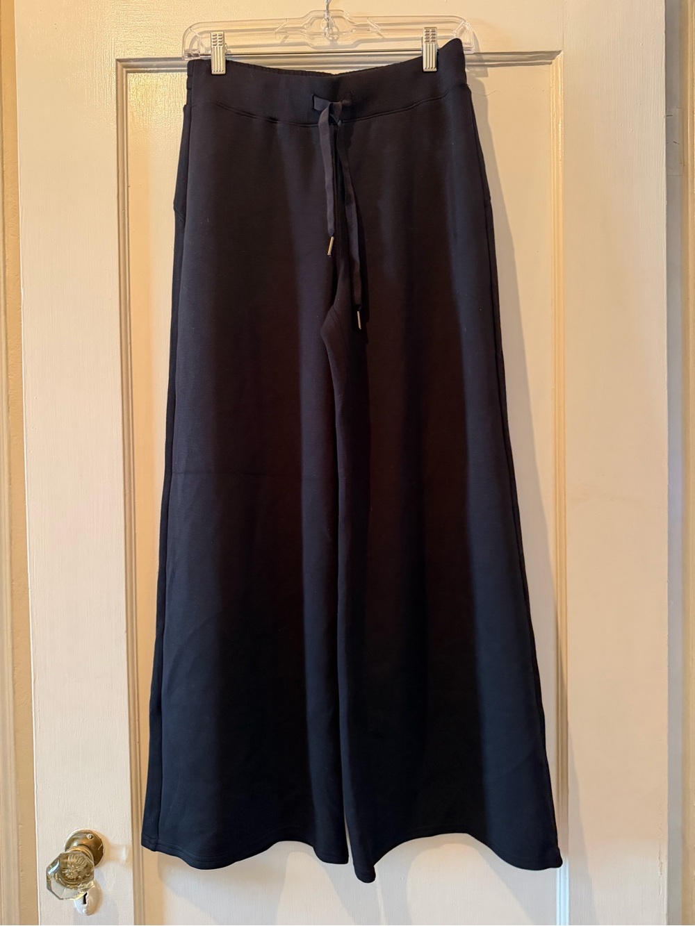Spanx AirEssentials Black Wide Leg Pants